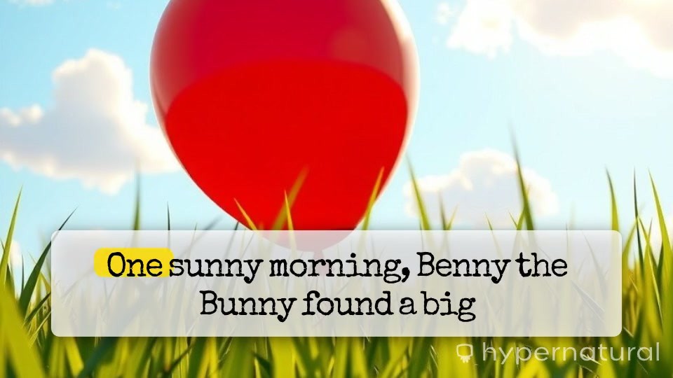 Benny and the Big Red Balloon