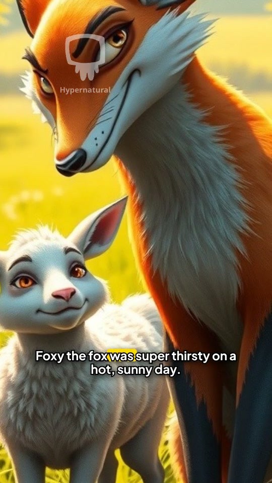 Smart Fox Solves Thirsty Problem!