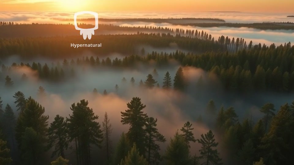 Serene Morning Over Finnish Forests and Lakes