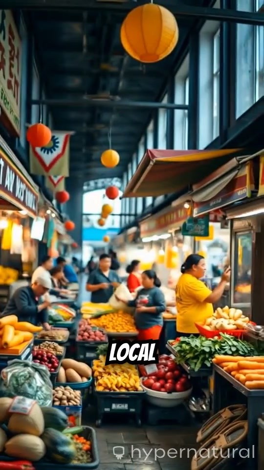 A Moment of Love in the Market