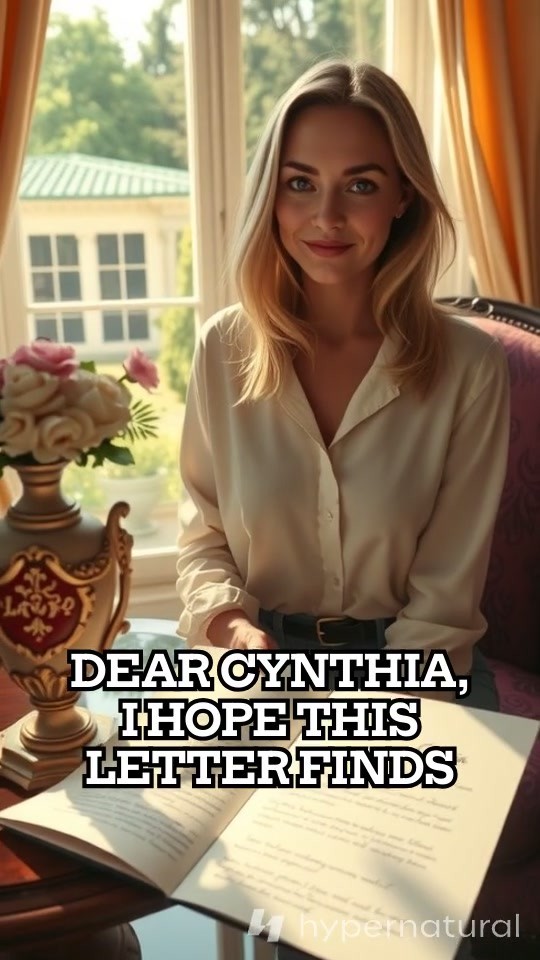 A Heartfelt Apology to Cynthia