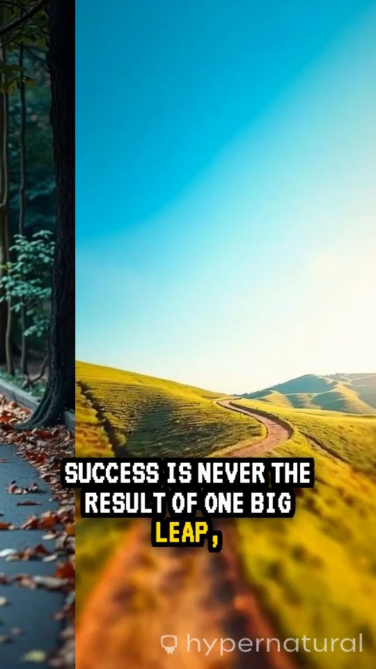 The Power of Small Steps in Achieving Success