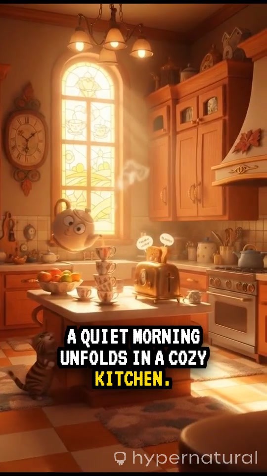 Morning Whispers: A Heartfelt Conversation in a Cozy Home