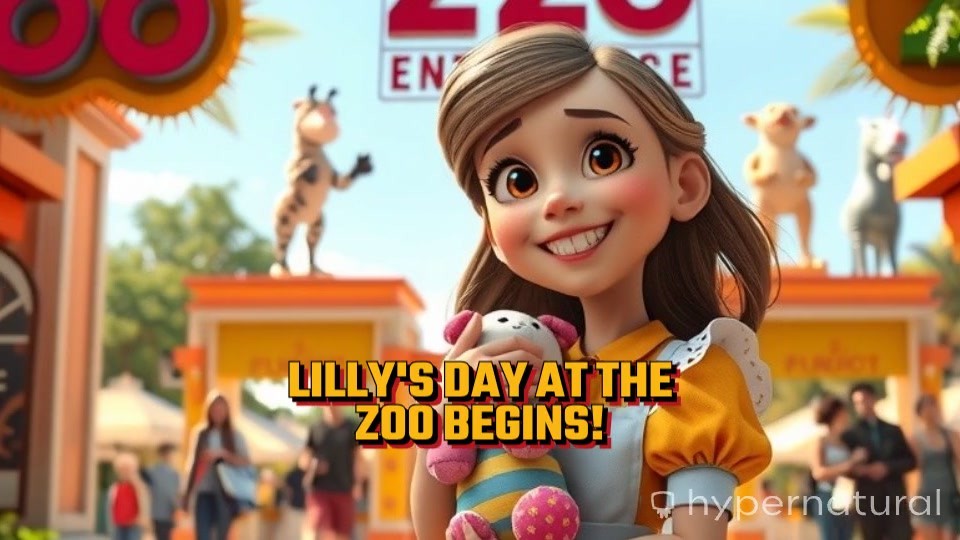 Joyful Day at the Zoo: A Child's Adventure with Animals