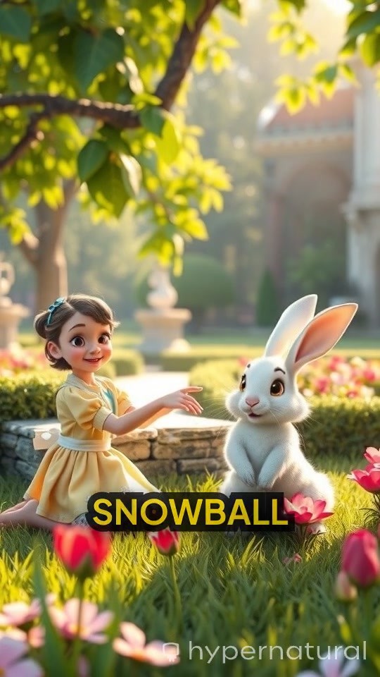 The Princess and Her Pet Rabbit