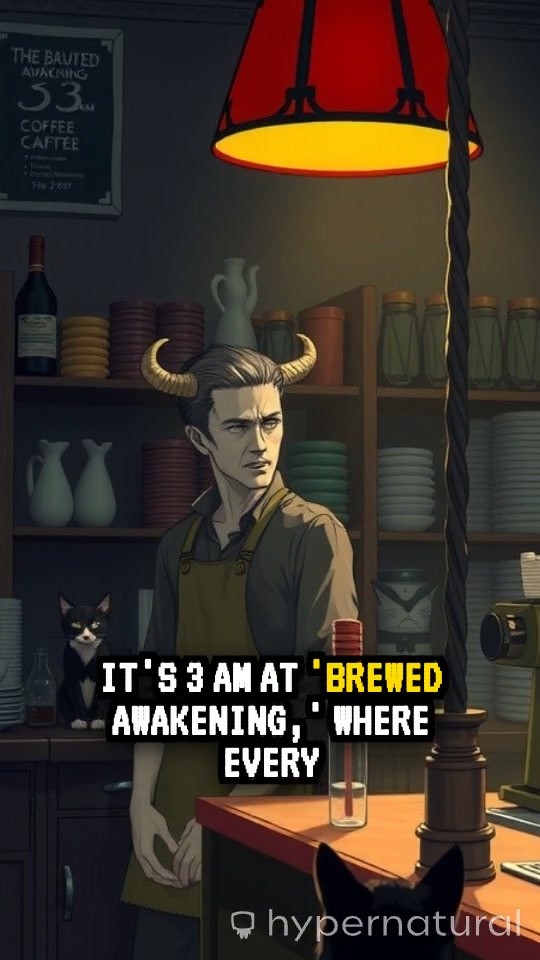 Cursed Coffee Shop Chaos: The Demonic Pumpkin Spice Latte!