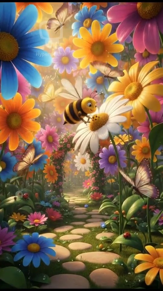 Cute Baby Elephant's Adventure in a Magical Garden!