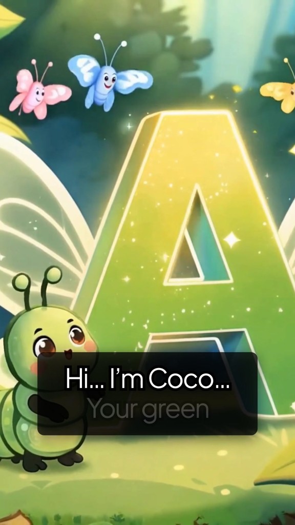 Learning the Letter A with Coco