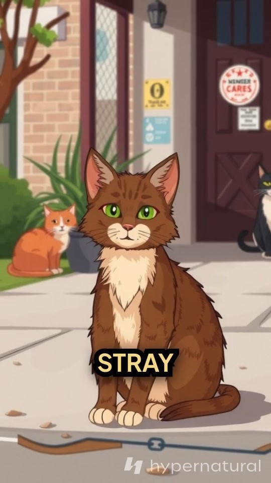 The Old Lady and the Stray Cat