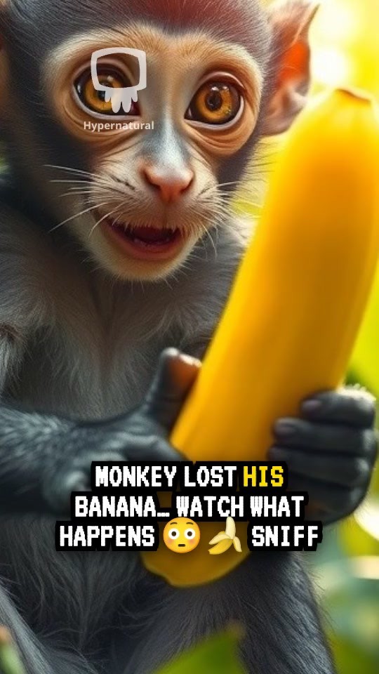 Monkey's Heartwarming Banana Rescue! 🍌💔