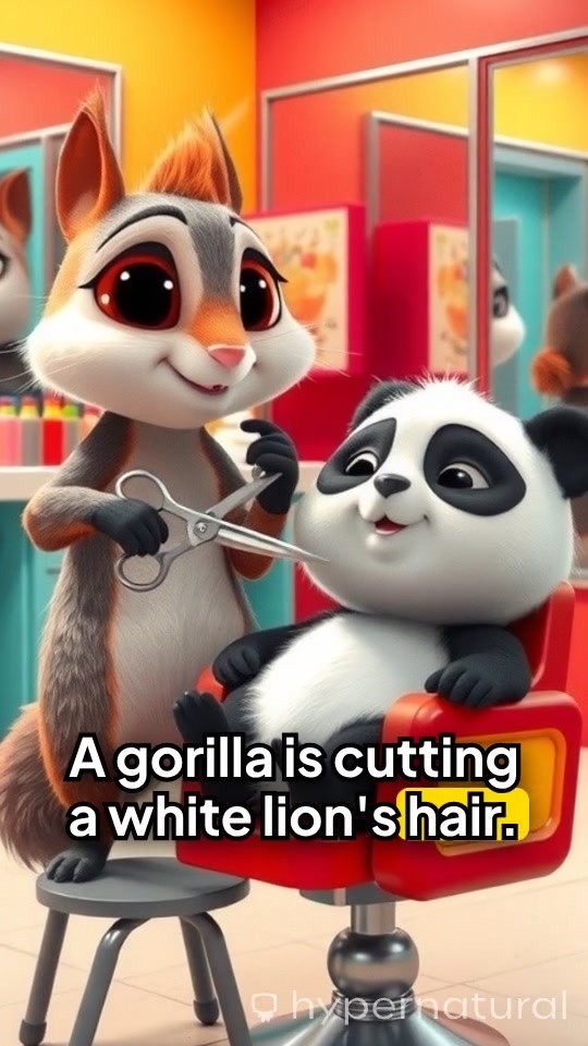 Gorilla's Haircut for the Lion