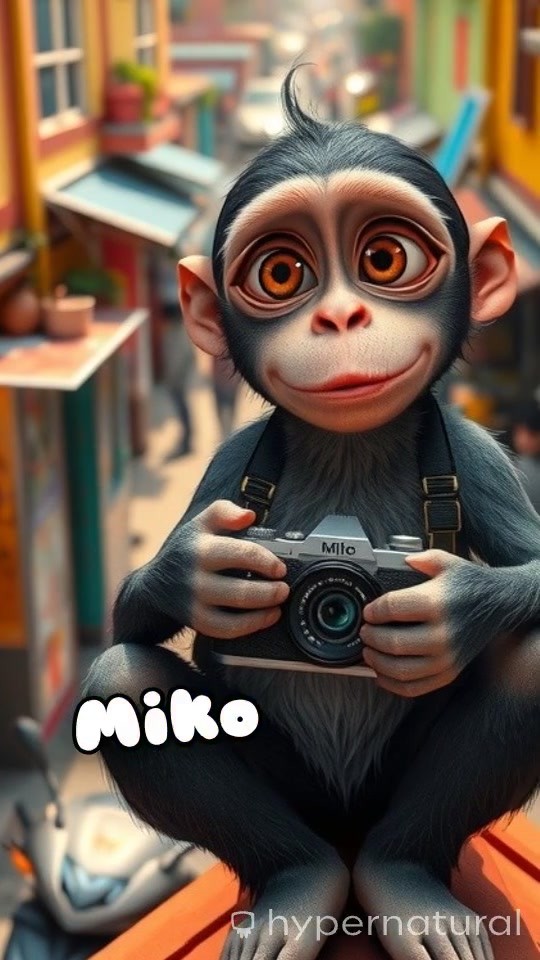 Monkey Vlogger Explores Indian Village