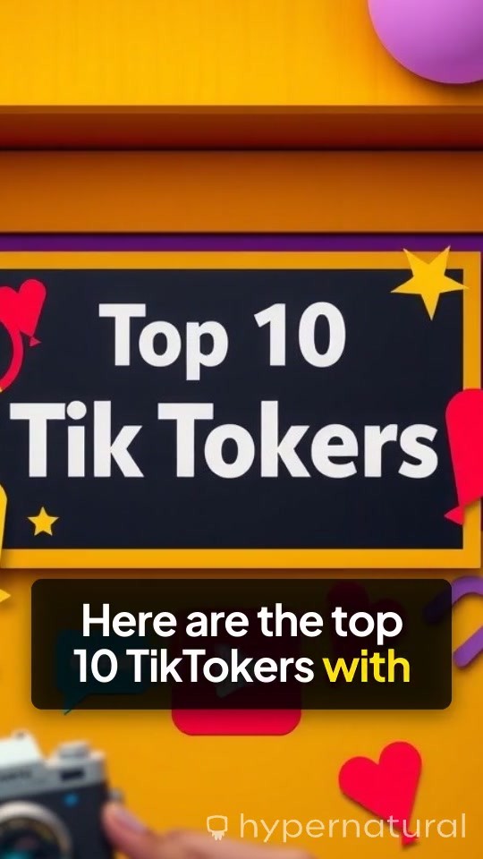 Top 10 TikTokers with the Most Followers!