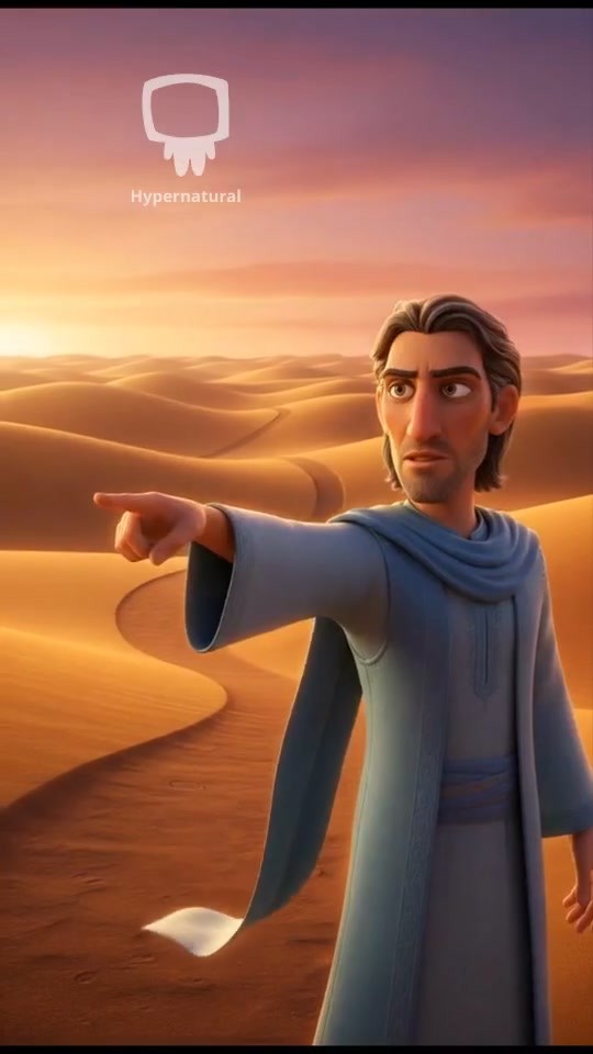 Desert Duel: Warriors at Sunset