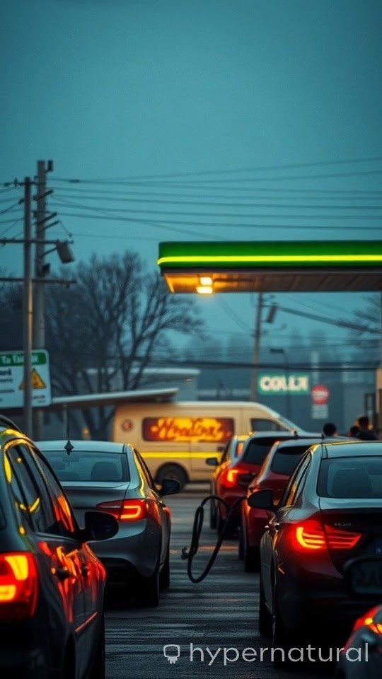 Determined Strength: A Boy's Courage at the Gas Station