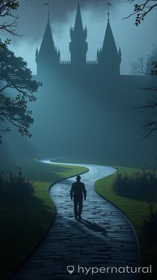 MAN IN HAUNTED HOUSE