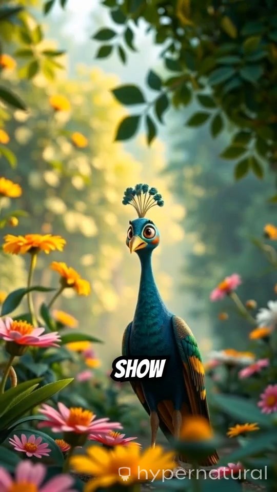 The Peacock and the Sparrow: A Lesson in Kindness