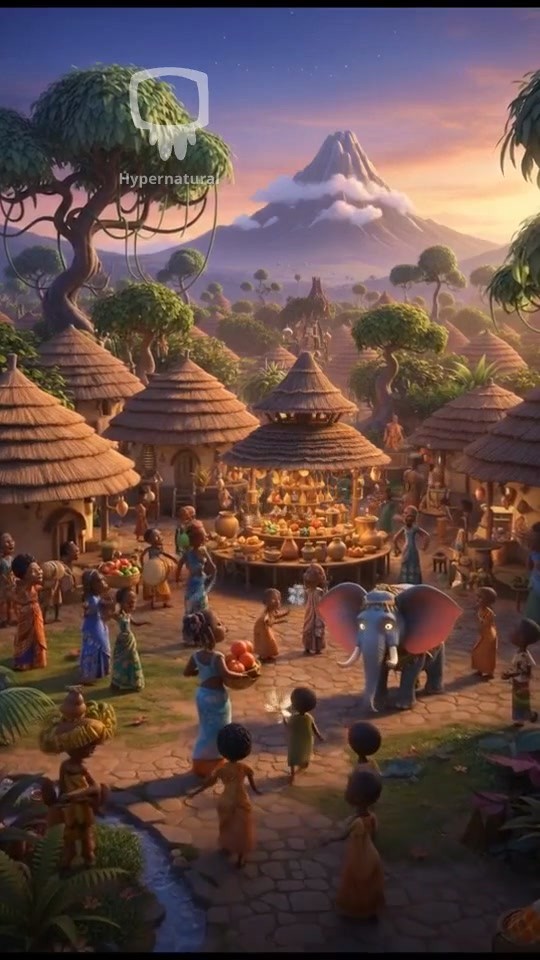 Life in a Happy Ghanaian Village
