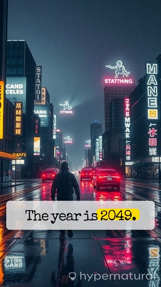 Neon Shadows: A Bladerunner Tale
