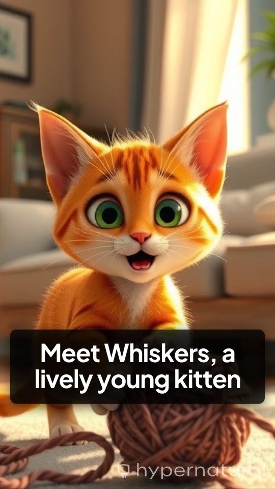 The Adventures of Whiskers: The Striped Orange Tabby