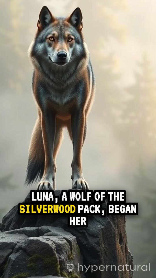 Luna: The Silver-Gray Wolf