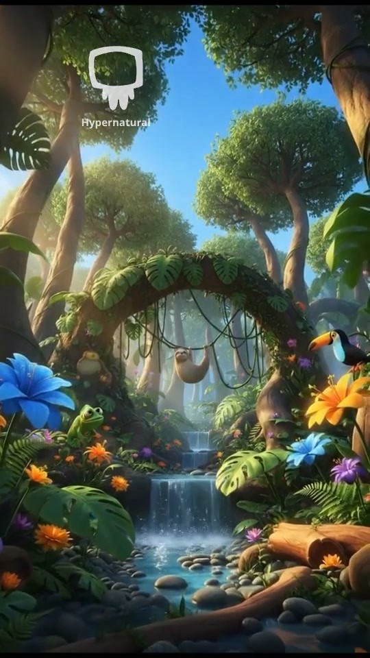 A Child's Joy in the Jungle