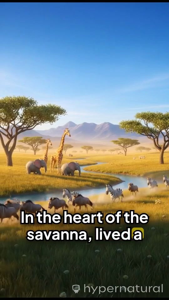 A Gazelle and the Hungry Lion