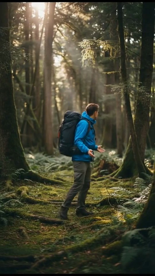 A Lonely Girl's Journey Through the Forest