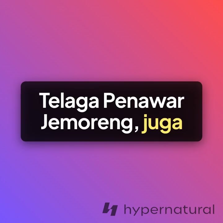 Telaga Penawar Jemoreng: Warisan dan Kepercayaan Masyarakat Melanau
