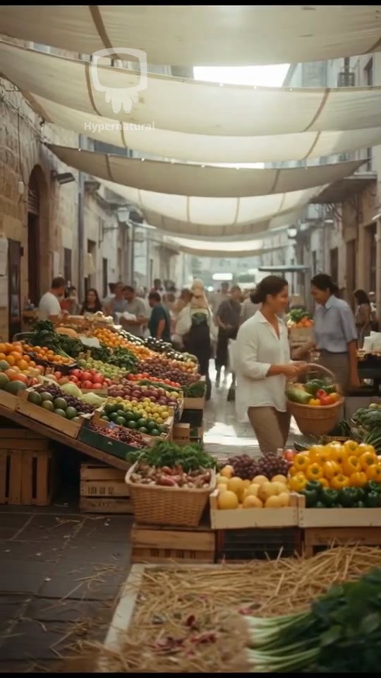 Mother Selling Tomatoes at the Market