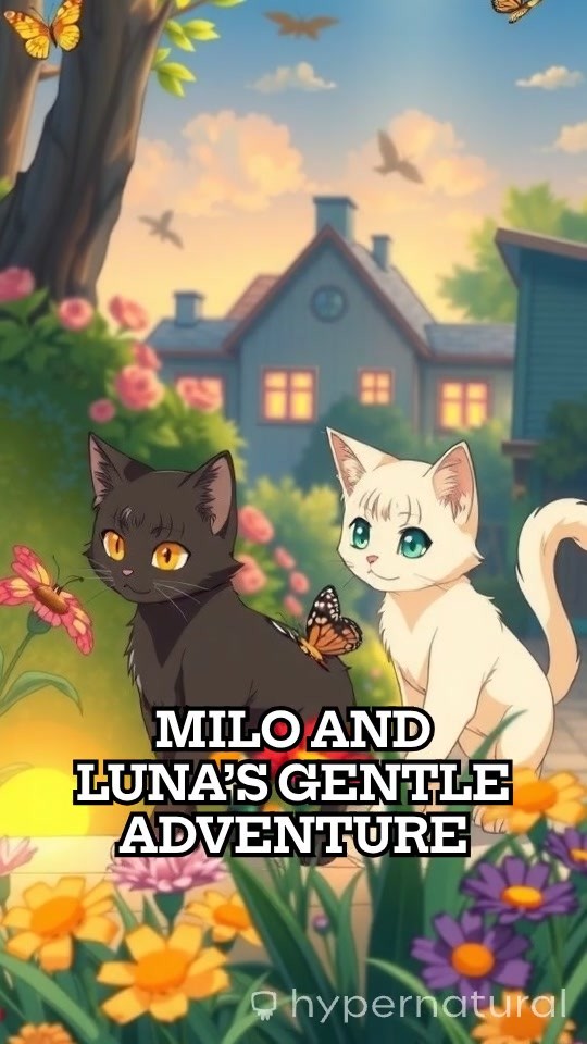 Milo and Luna's Kindness Under the Stars