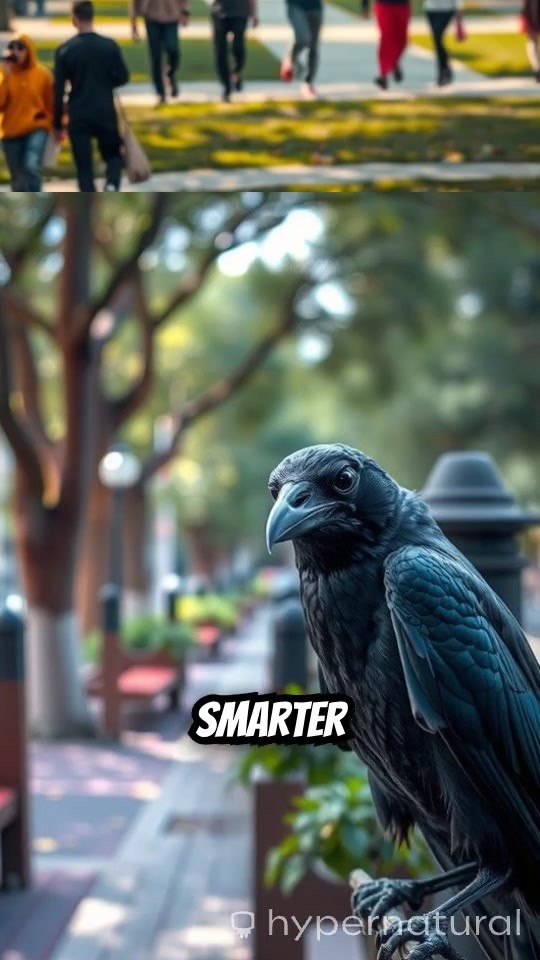 Crows: The Smartest Birds Who Remember Faces!