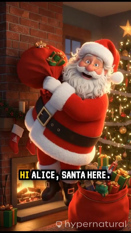 Santa's Nice List Surprise for Alice!