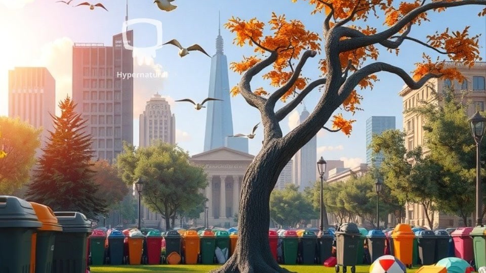 3D Character Explains Environmental Protection