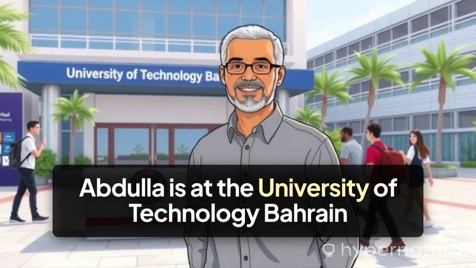 Exploring the Master of Science in Digital Marketing at University of Technology Bahrain with Abdulla