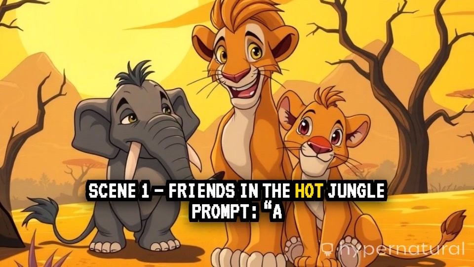 Jungle Friends' Quest for Water