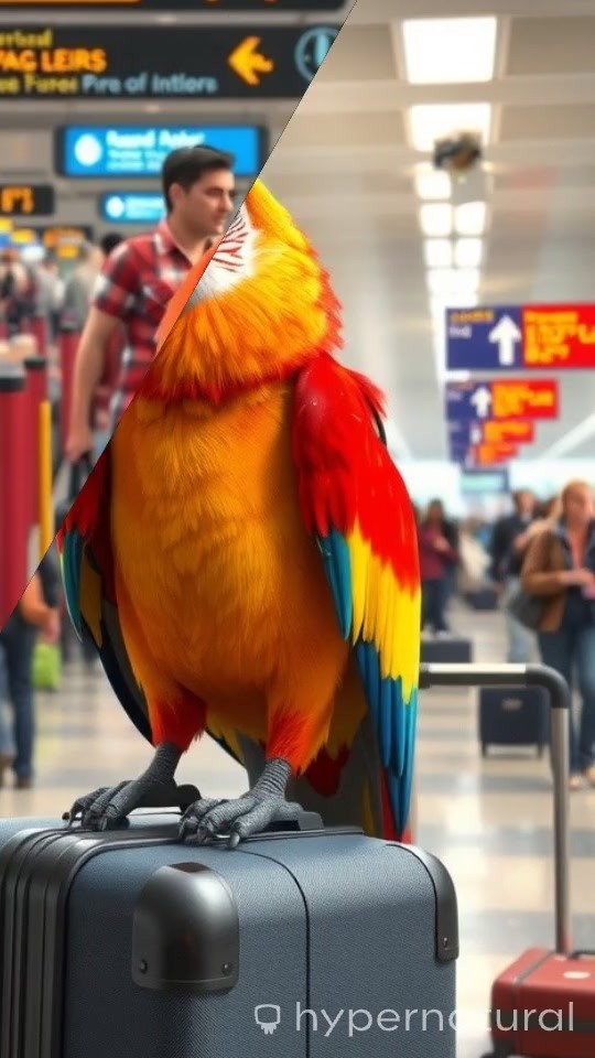 Traveling Light with a Parrot