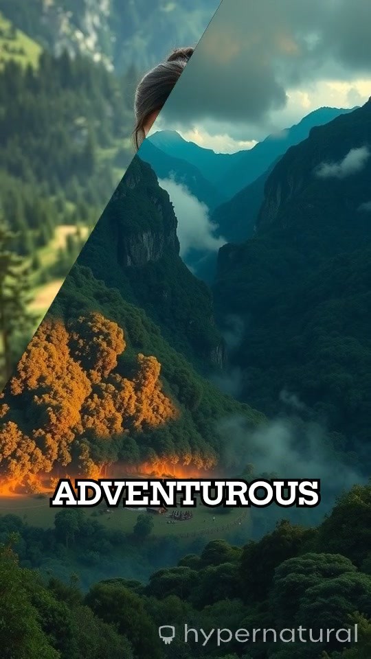 Brazil Girl Making Pizza with a Lion in the Mountains