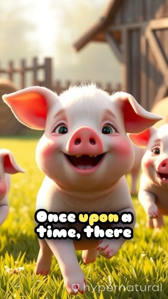 The Three Piglets: Dip, Tip, and Pip's Adventure