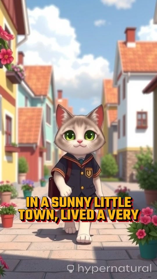 Whiskers' School Day Adventure