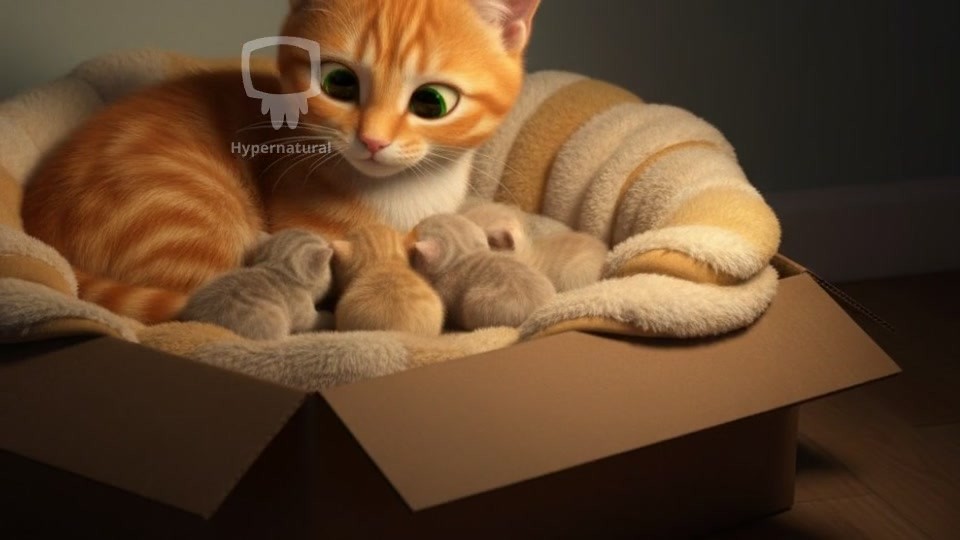 Cuddly Kittens in a Cozy Basket