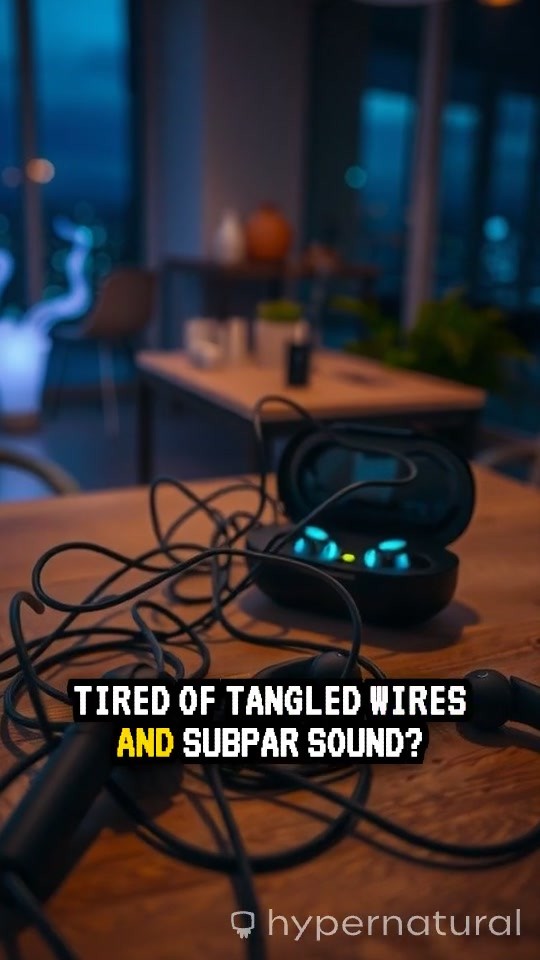 Wireless Bluetooth Earbuds with 40H Playtime, IPX7, Deep Bass and LED Display