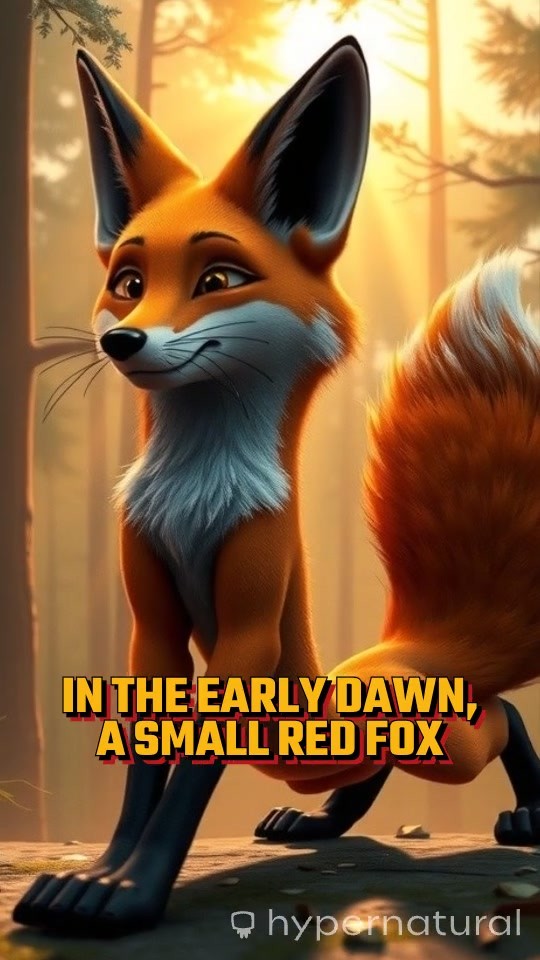 A Fox's Journey: From Dawn to Shelter