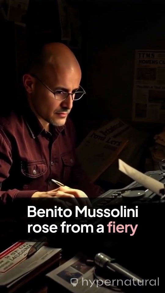 The Rise and Fall of Benito Mussolini: From Journalist to Tyrant