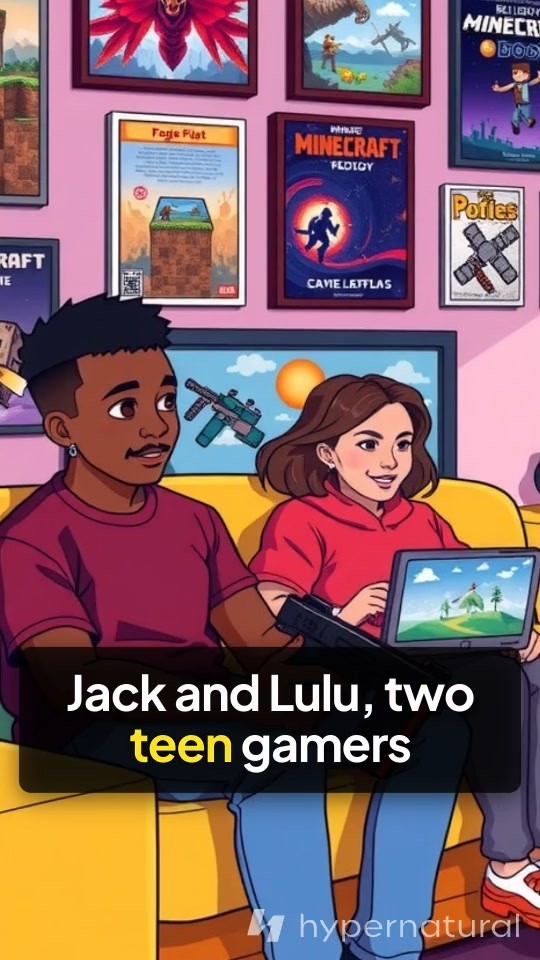 Minecraft Madness: Jack and Lulu vs. Piglin Chaos!