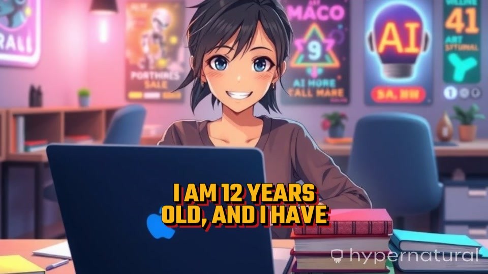 Exploring AI: A 12-Year-Old's Journey in Creativity and Innovation