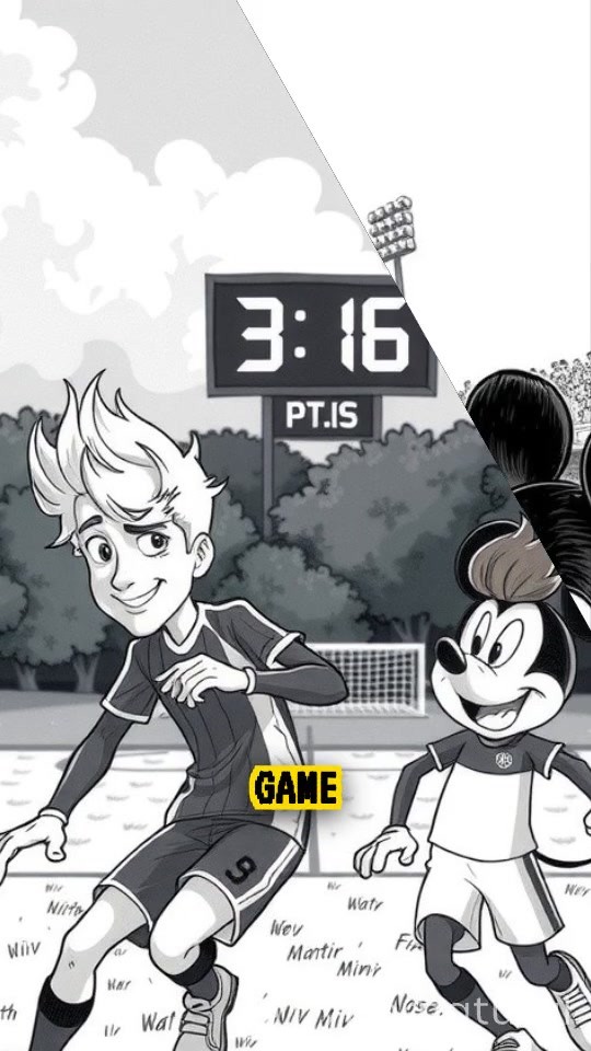 Mickey Scores the Winning Goal!