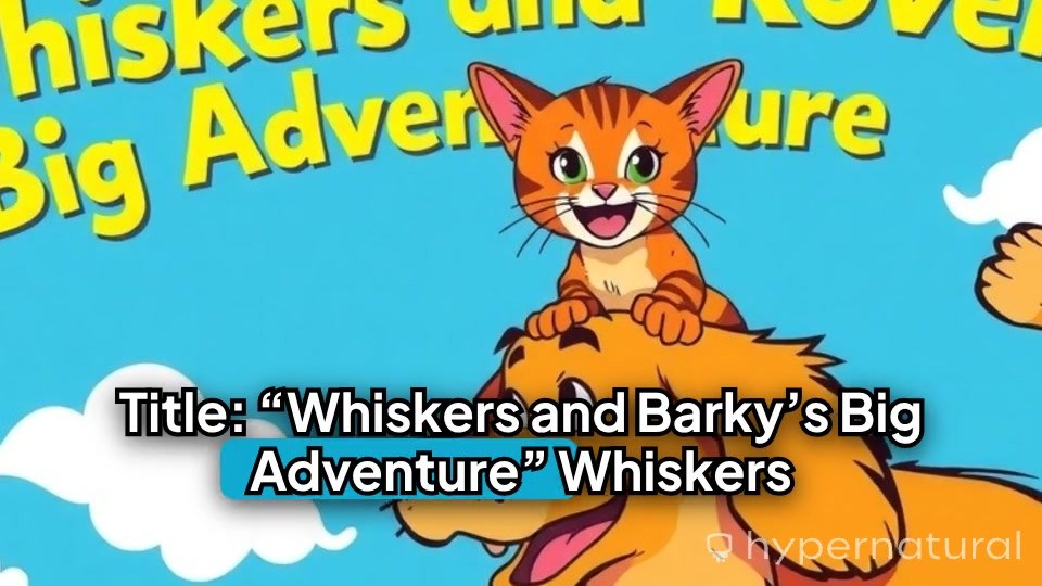 Whiskers and Barky's Teamwork Adventure