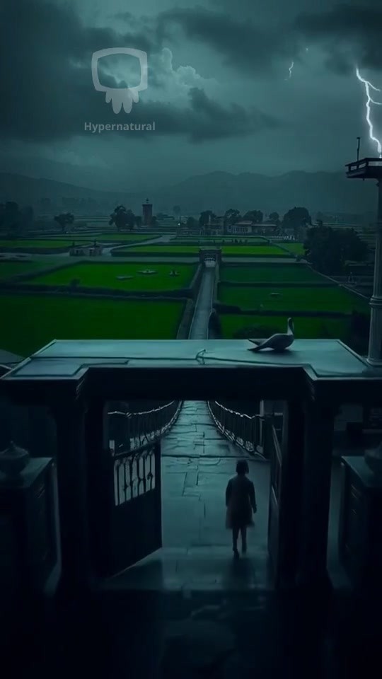 Storm Approaches the Village