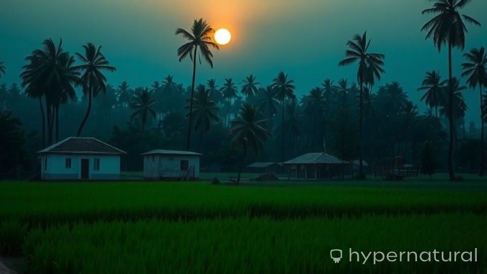 Morning Serenity in Rural India